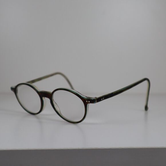 JEAN LAFONT PARIS CONCERTO 675 Havana Blue Round Eyeglasses Frames 45-18-145mm